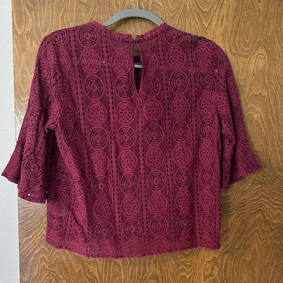 Maroon blouse - Picture 5 of 6
